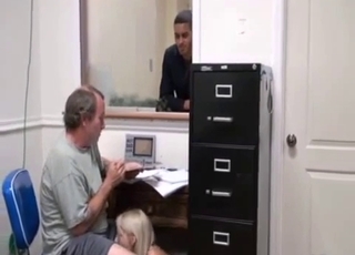 Cousin sucks huge phallus of a perverted uncle